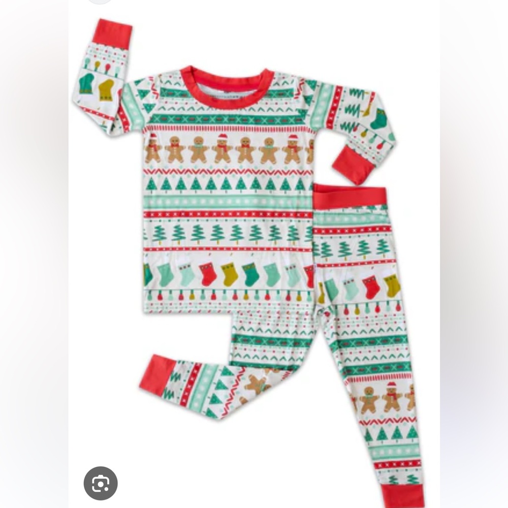 LITTLE SLEEPIES fair isle Christmas pajamas
